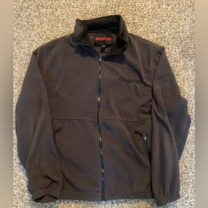 Snap On Fleece Zip Up Jacket